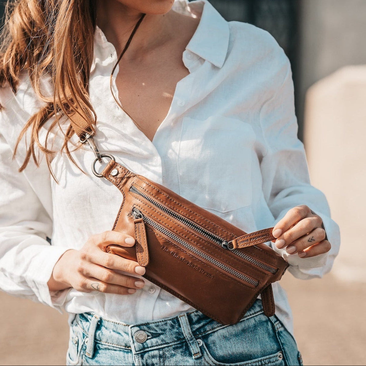 Toronto Full-Grain Leather Belt Bag 女士 – alternate product view 2