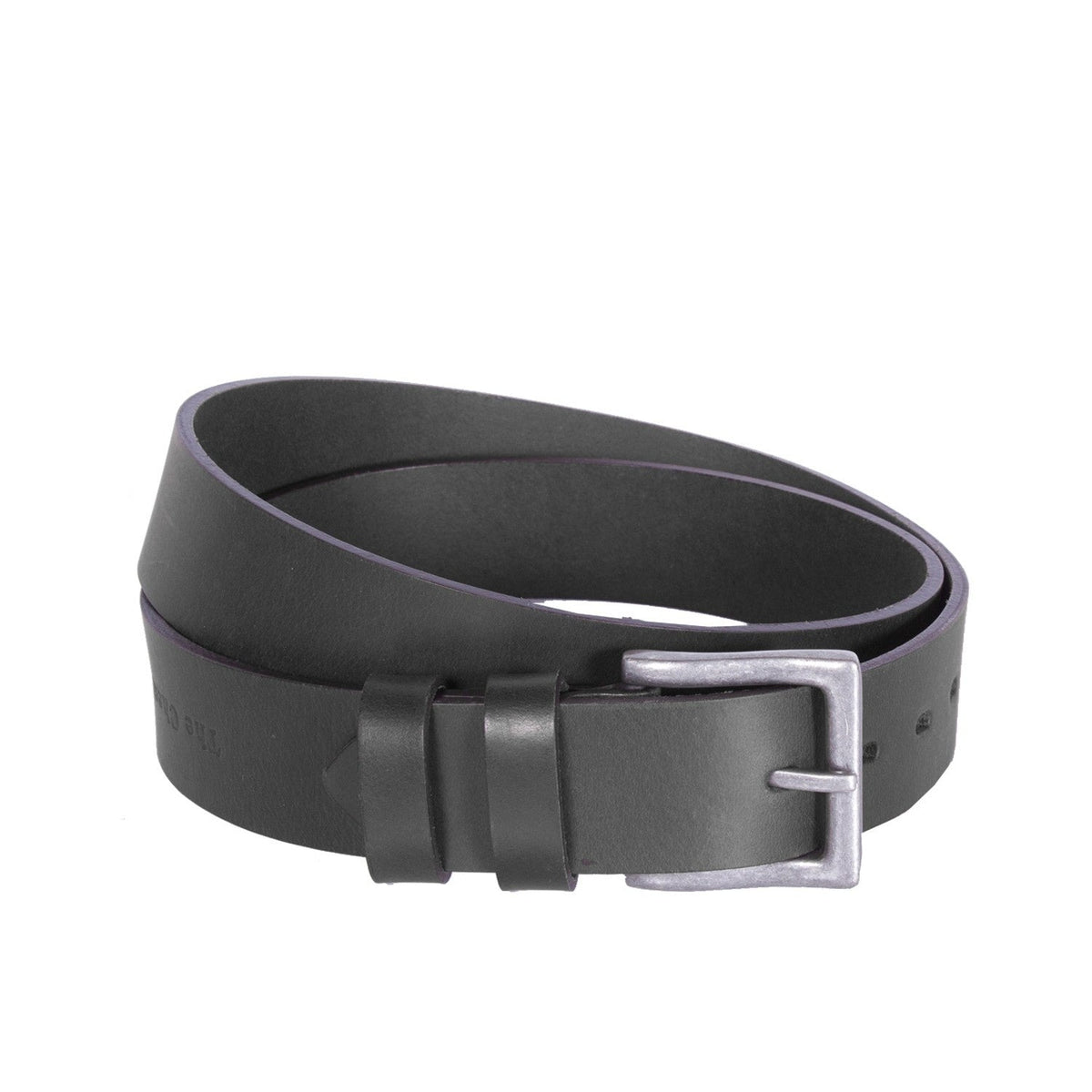Brandon Full-Grain Leather Belt 男士 in Classic 100% Full-Grain Leather - Full Exterior Front Profile View | Buy Online