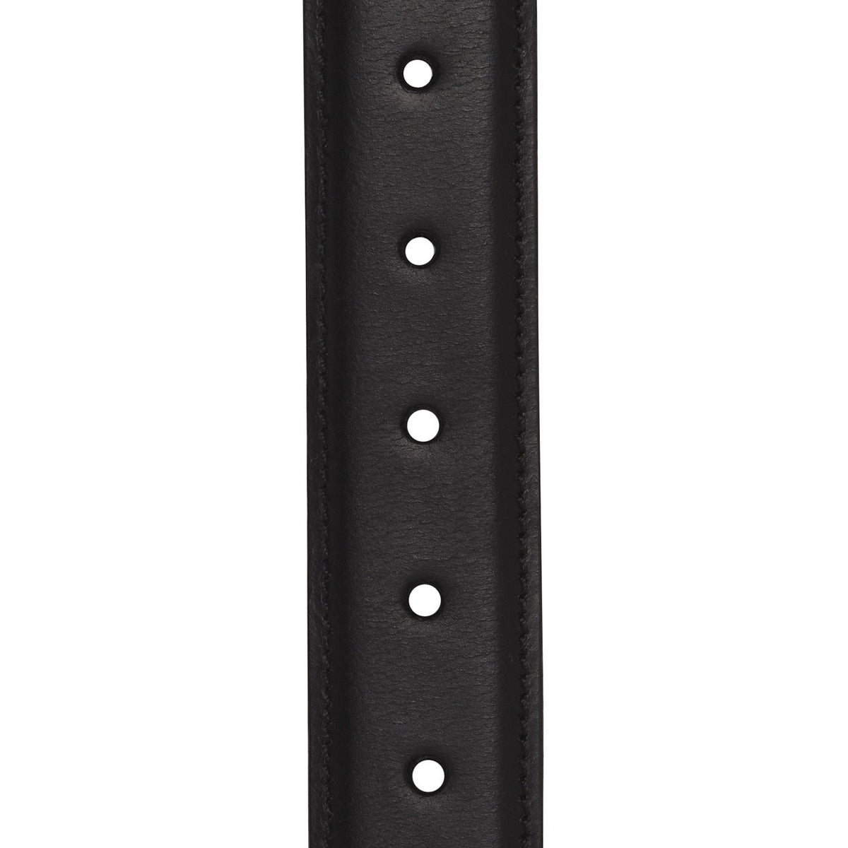 Elliot Full-Grain Leather Belt 男士 - Structured Side Profile Showing Gusset Depth &amp; Expansion Capacity