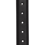 Elliot Full-Grain Leather Belt 男士 - Structured Side Profile Showing Gusset Depth &amp; Expansion Capacity