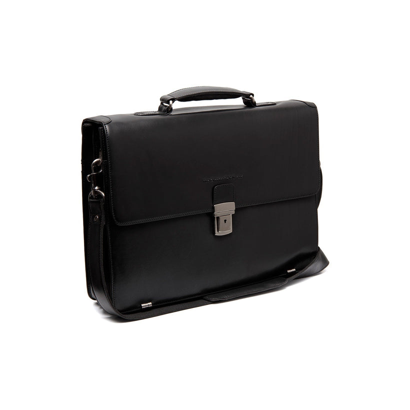 Salvatore Full-Grain Leather Briefcase 男士