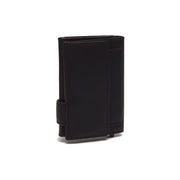 
Classic 100% Full-Grain Leather Card Holder - 展现加固真皮背带与承重走线的背部视角