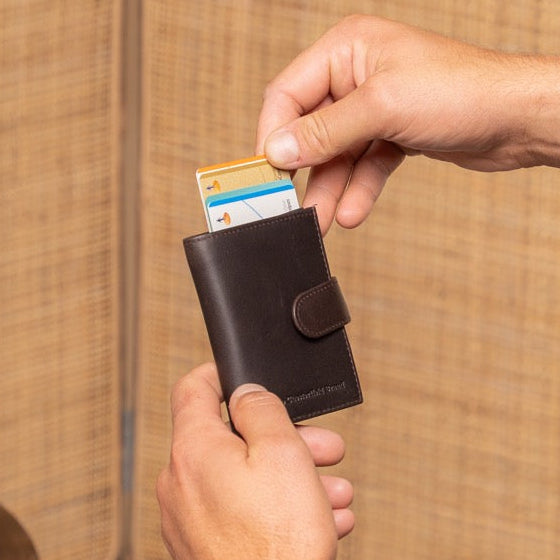 Leipzig Full-Grain Leather Card Holder 女士 – alternate product view 2