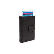 Torola Full-Grain Leather Card Holder 女士 in Classic 100% Full-Grain Leather - Full Exterior Front Profile View | Buy Online