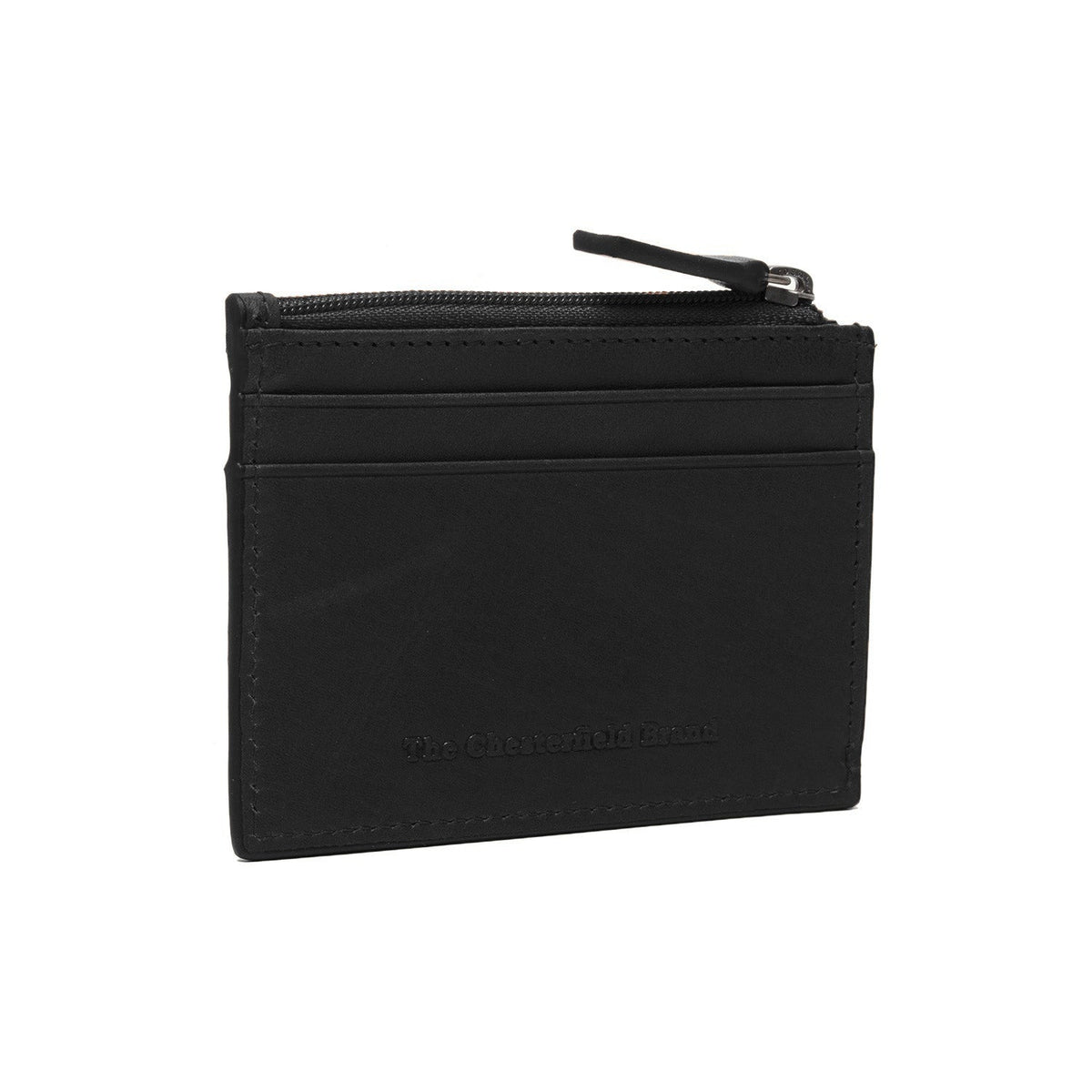 Leather Card Wallet 女士 in Classic 100% Full-Grain Leather - Full Exterior Front Profile View | Buy Online