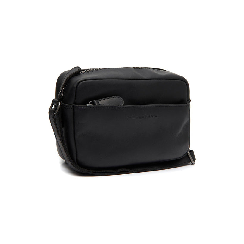 Arona Full-Grain Leather Crossbody Bag in Classic 100% Full-Grain Leather - Full Exterior Front Profile View | Buy Online