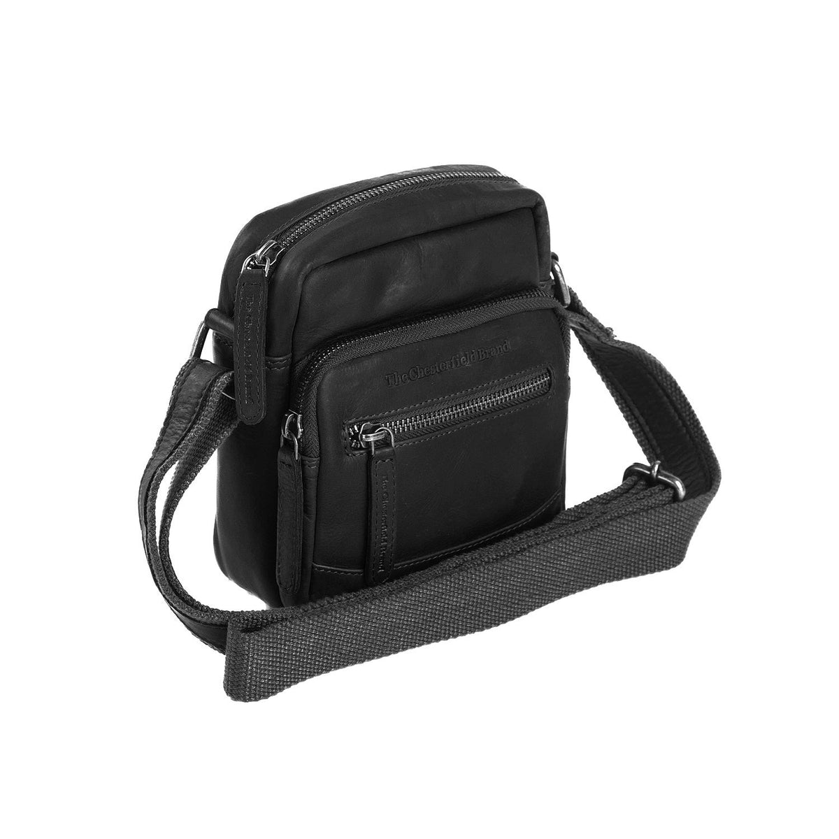 Bremen Full-Grain Leather Crossbody Bag 经典100%天然头层牛皮 - Full Exterior 正面版型与定制立体剪裁轮廓 | 官方商城选购