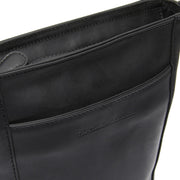 
Classic 100% Full-Grain leather Bag - 展现加固真皮背带与承重走线的背部视角