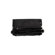 
Solid Antique Brass Hardware & Heavy-Duty Dual Zipper Detail on Laverton 真皮斜挎包