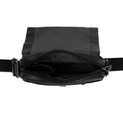 
Remy 真皮斜挎包 - 立体侧面展现包身风琴褶与扩容深度