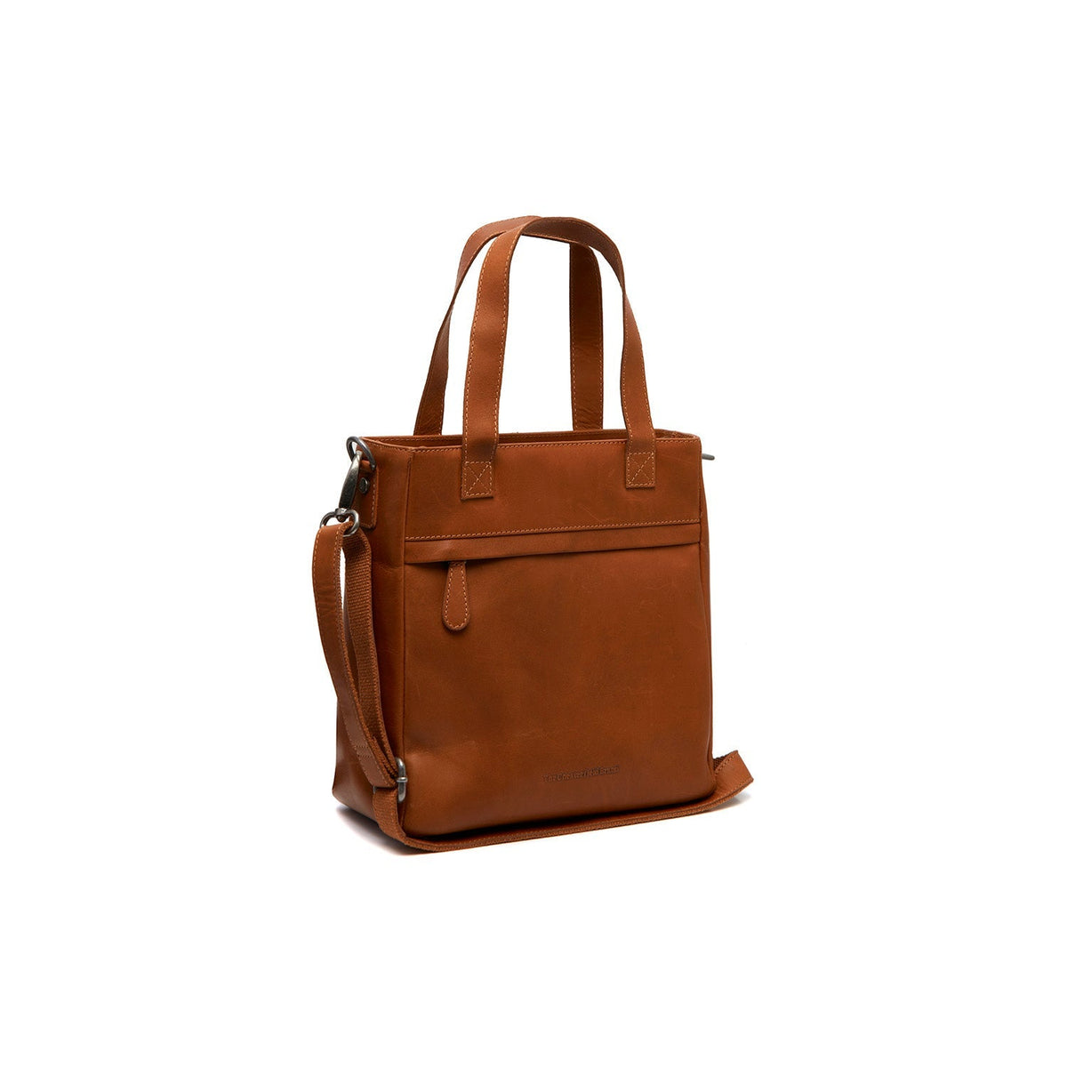 Tailored Rib Cuffs &amp; Hem Craftsmanship Construction Detail on Lingfield Full-Grain Leather Handbag 女士