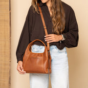 Lunera Full-Grain Leather Handbag 女士 – alternate product view 3