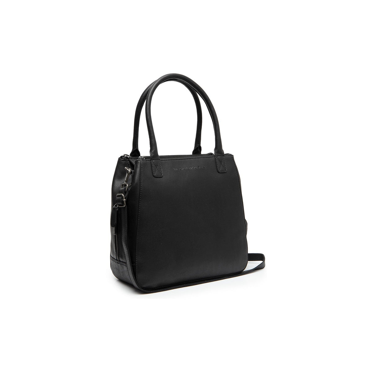 Solvin Full-Grain Leather Handbag 女士 in Classic 100% Full-Grain Leather - Front Profile View &amp; Tailored Silhouette | Buy Online