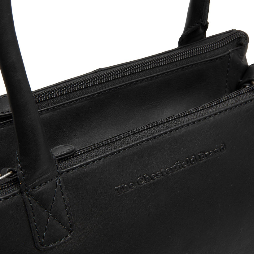 Solvin Full-Grain Leather Handbag 女士