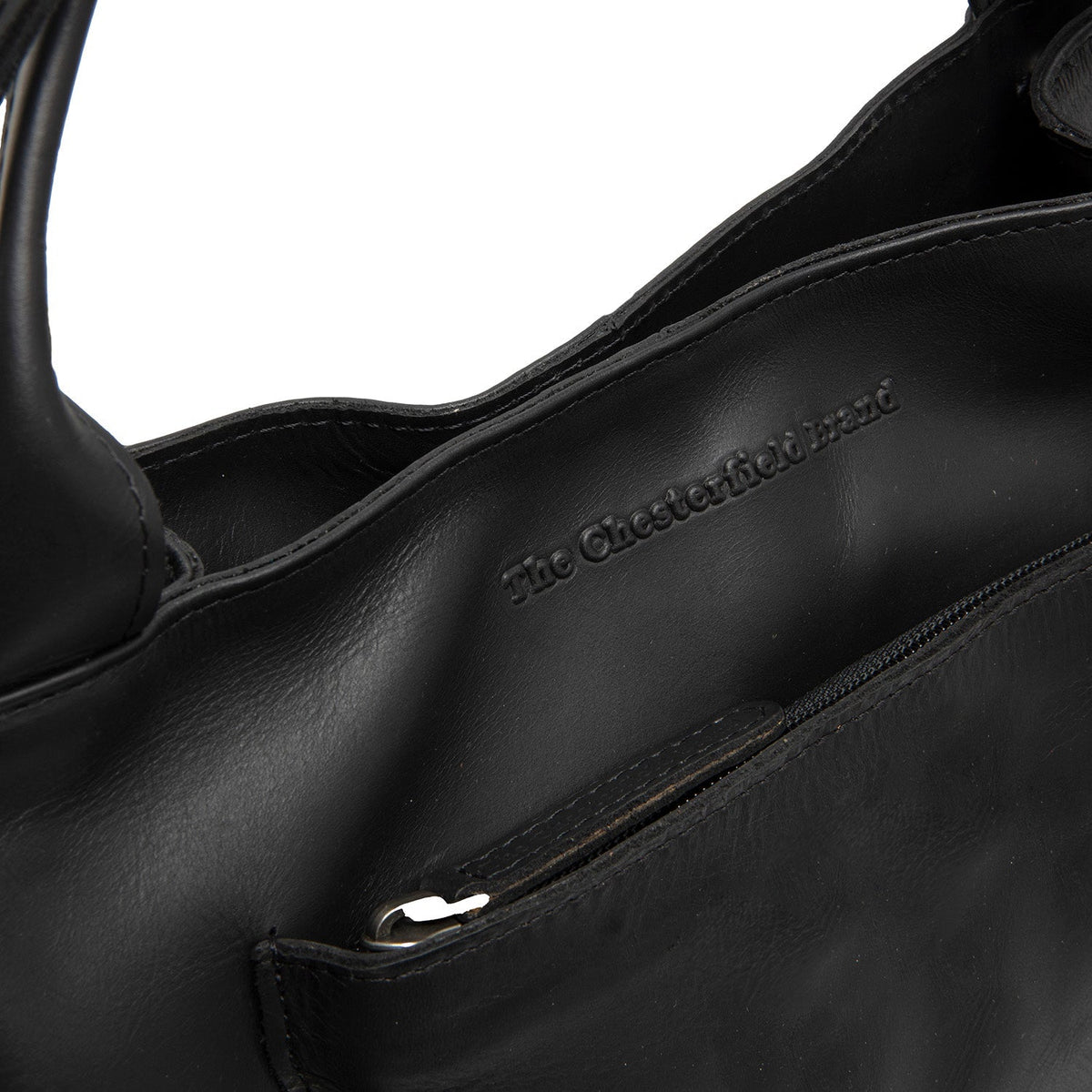 Tenara Full-Grain Leather Handbag 女士 - Lateral Side Profile View Showing Sleeve Cut &amp; Athletic Taper Fit