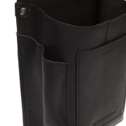 
Solid Antique Brass Hardware & Heavy-Duty Dual Zipper Detail on Taiwan 头层牛皮 Waiter 头层真皮皮夹钱包 Holster