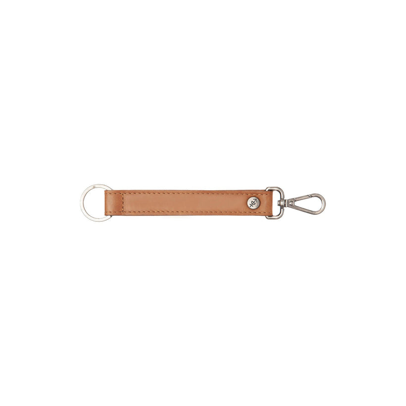 Leather Key Ring 干邑色 女士