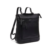 Caldero Full-Grain Leather Laptop Backpack 女士 in Classic 100% Full-Grain Leather - Full Exterior Front Profile View | Buy Online