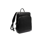 Nicola Full-Grain Leather Laptop Backpack 女士 in Classic 100% Full-Grain Leather - Full Exterior Front Profile View | Buy Online