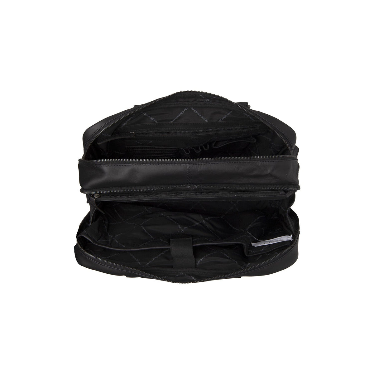 内衬展示 Showing Dedicated Padded Laptop Sleeve & Multi-Compartment Organization