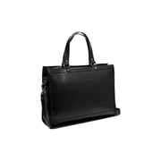 Manly Full-Grain Leather Laptop Bag 女士 in Classic 100% Full-Grain Leather - Full Exterior Front Profile View | Buy Online