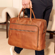 Tacama Full-Grain Leather Laptop Bag 女士 – alternate product view 2