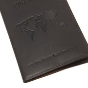 Tailored Rib Cuffs &amp; Hem Craftsmanship Construction Detail on Leather Passport Case 女士