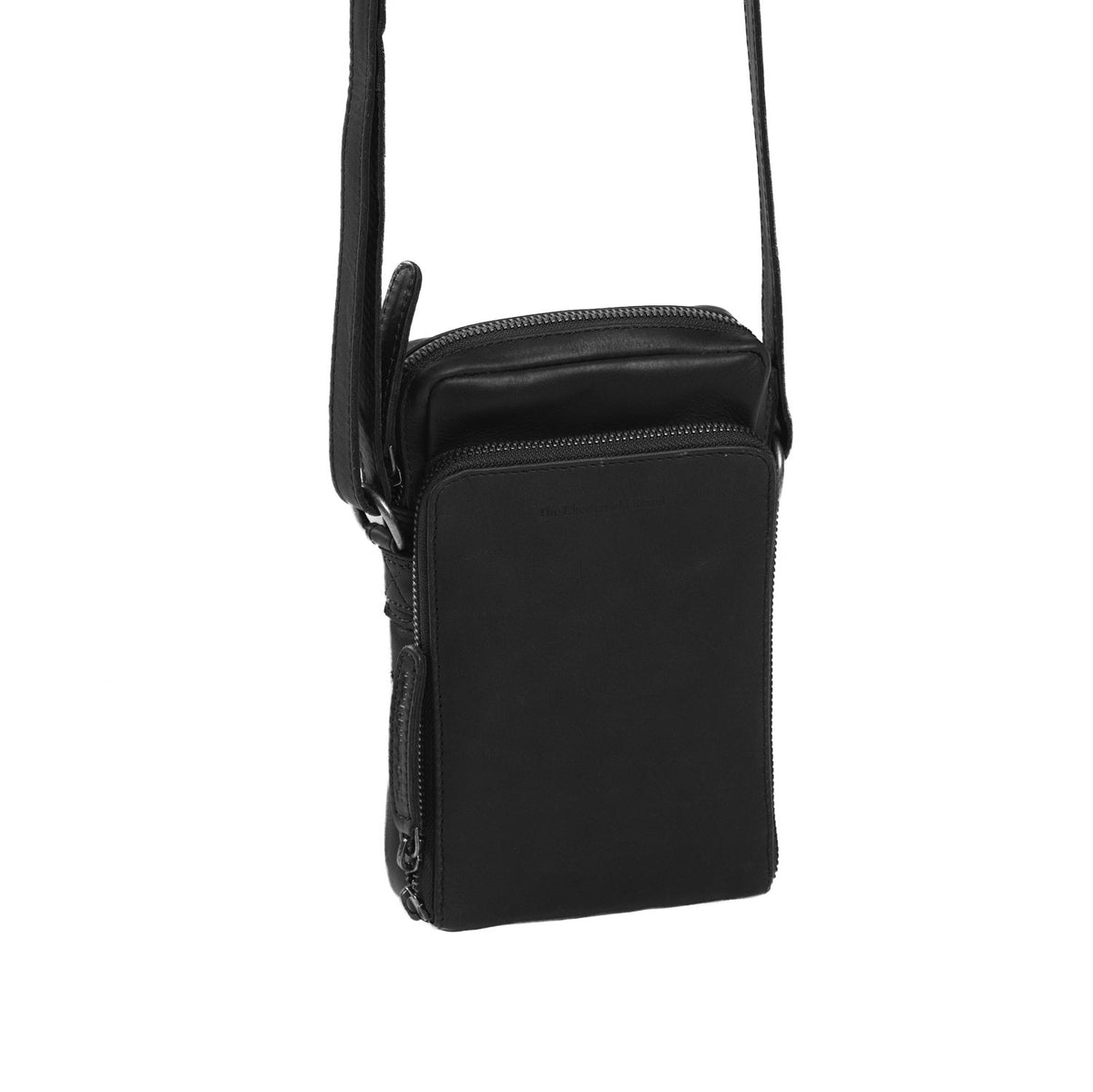 Hamilton Full-Grain Leather Phone Bag 女士 in Classic 100% Full-Grain Leather - Front Profile View &amp; Tailored Silhouette | Buy Online