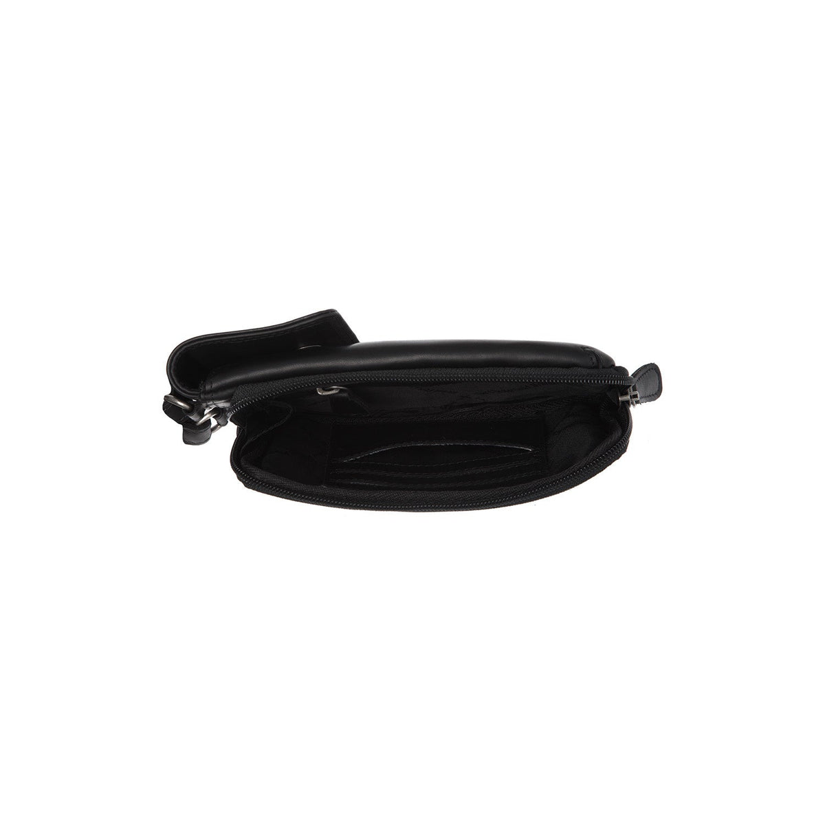 
Langley 头层牛皮 Phone Bag - 展现立体袖型与合身版型的侧身视角