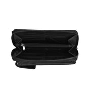 Malaga Full-Grain Leather Phone Bag 女士 - Lateral Side Profile View Showing Sleeve Cut &amp; Athletic Taper Fit