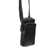 Valdes Full-Grain Leather Phone Bag 女士 in Classic 100% Full-Grain Leather - Front Profile View &amp; Tailored Silhouette | Buy Online