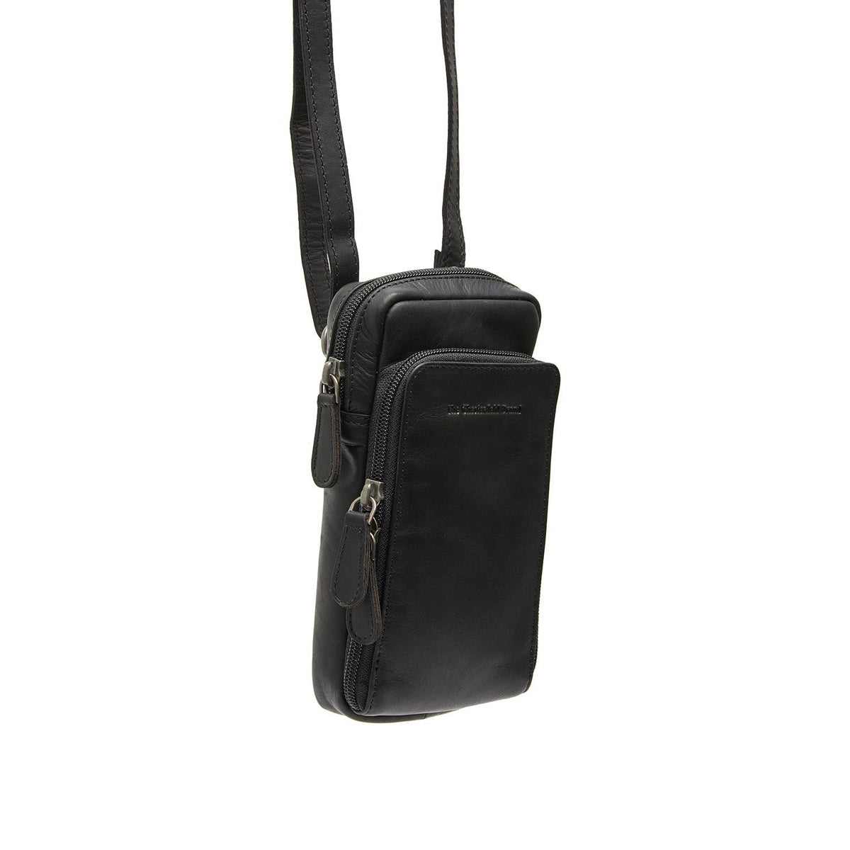 Valdes Full-Grain Leather Phone Bag 经典100%天然头层牛皮 - 正面版型与定制立体剪裁轮廓 | 官方商城选购