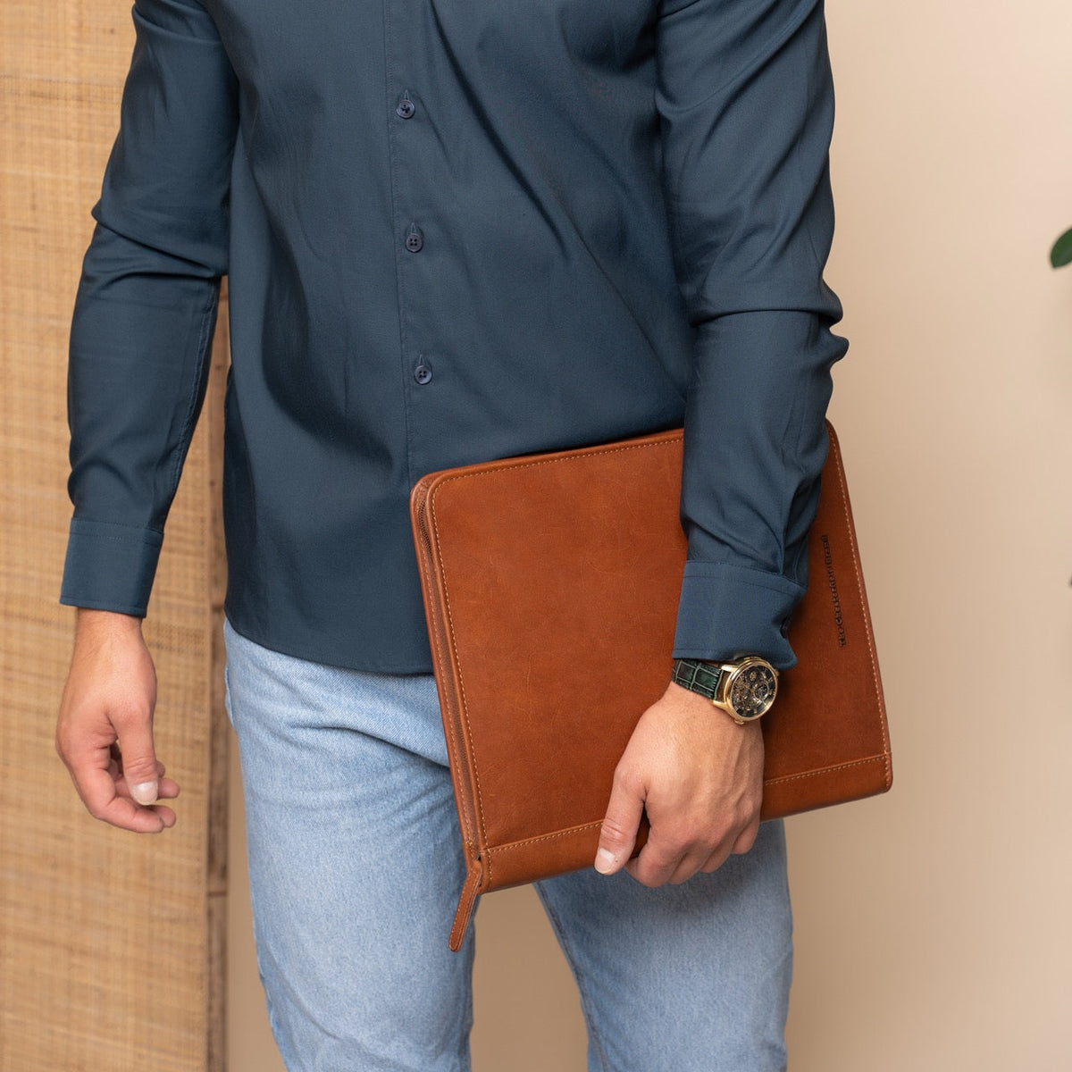 Leather Portfolio Barnet 女士 – alternate product view 2