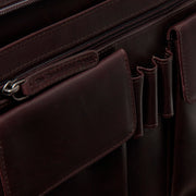 Brown Leather Portfolio Moreton 女士, detail view 3