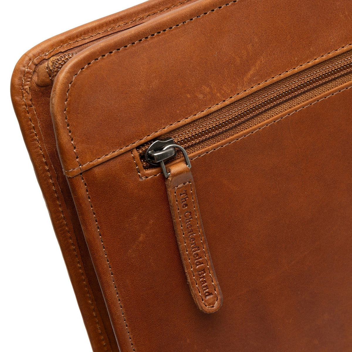Cognac Leather Portfolio Moreton 女士, detail view 4
