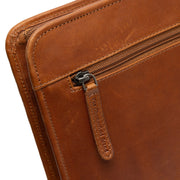 Cognac Leather Portfolio Moreton 女士, detail view 4