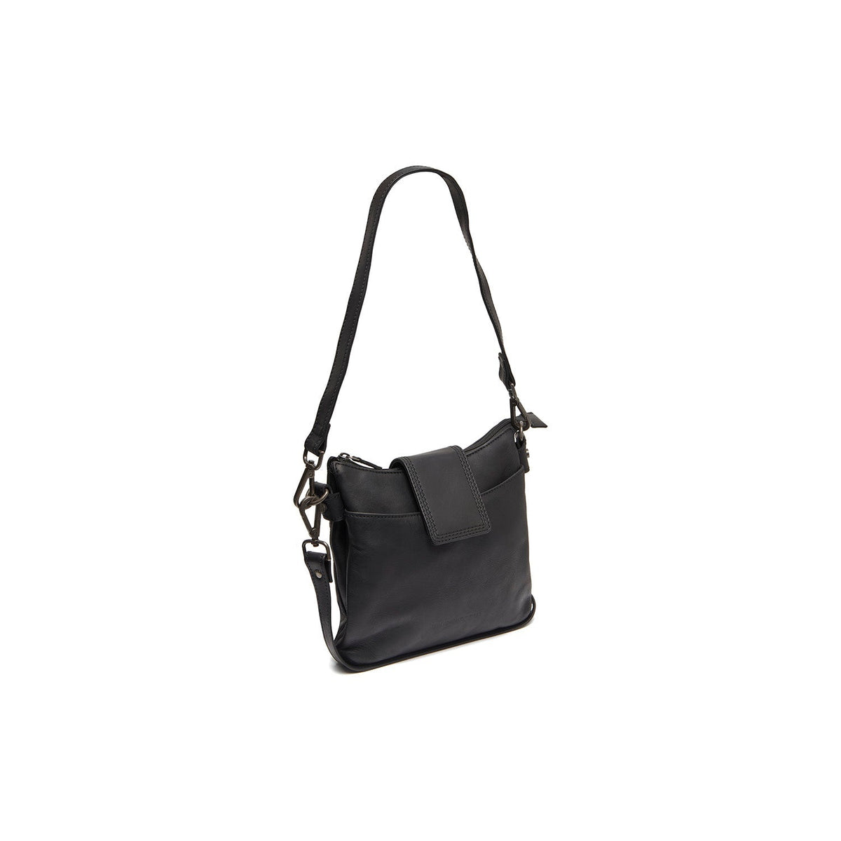 Calora 头层牛皮单肩包 in Classic 100% Full-Grain Leather - Full Exterior Front Profile View | 官方线上选购