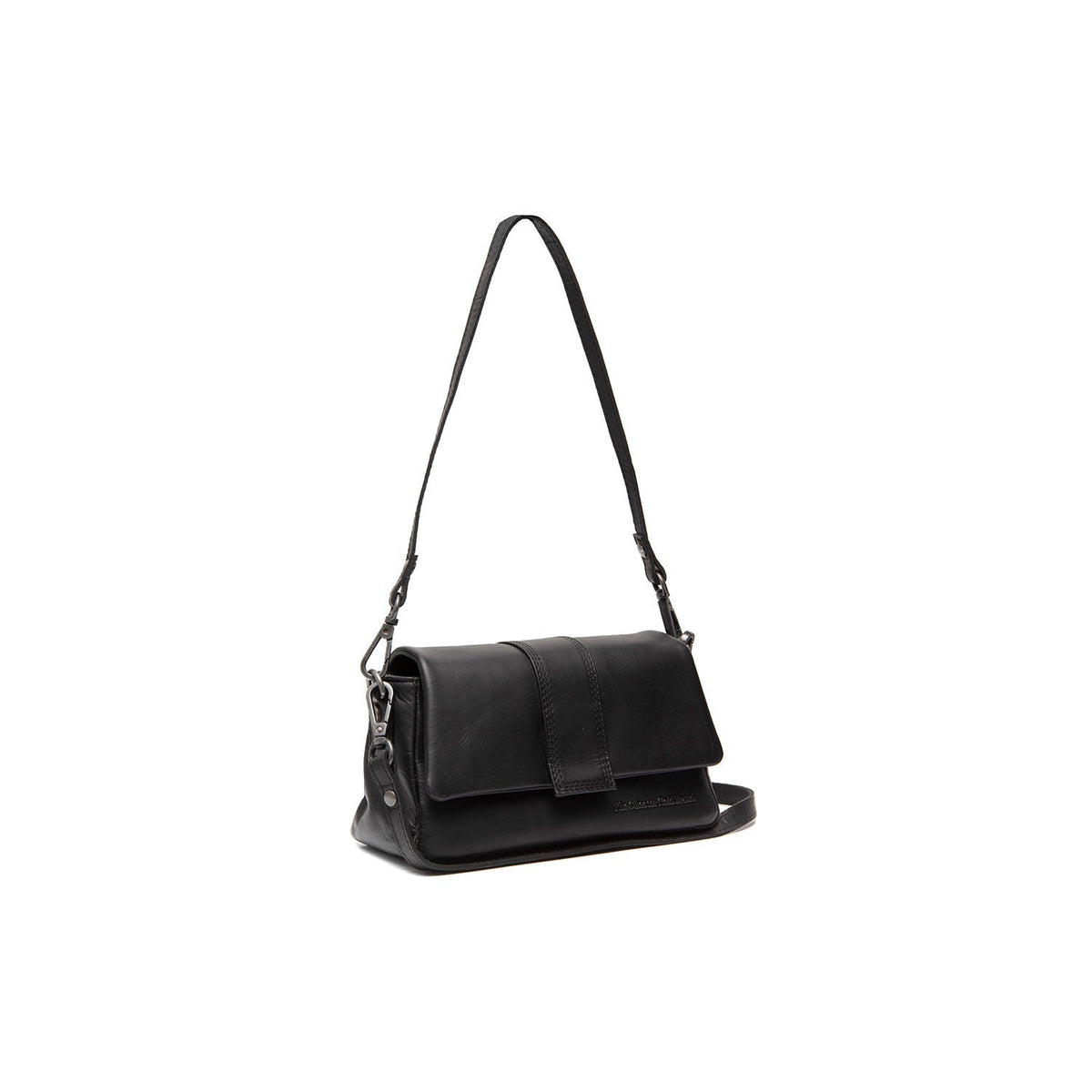 Clifden 头层牛皮单肩包 in Classic 100% Full-Grain Leather - Full Exterior Front Profile View | Buy Online