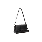 Clifden 头层牛皮单肩包 in Classic 100% Full-Grain Leather - Full Exterior Front Profile View | Buy Online