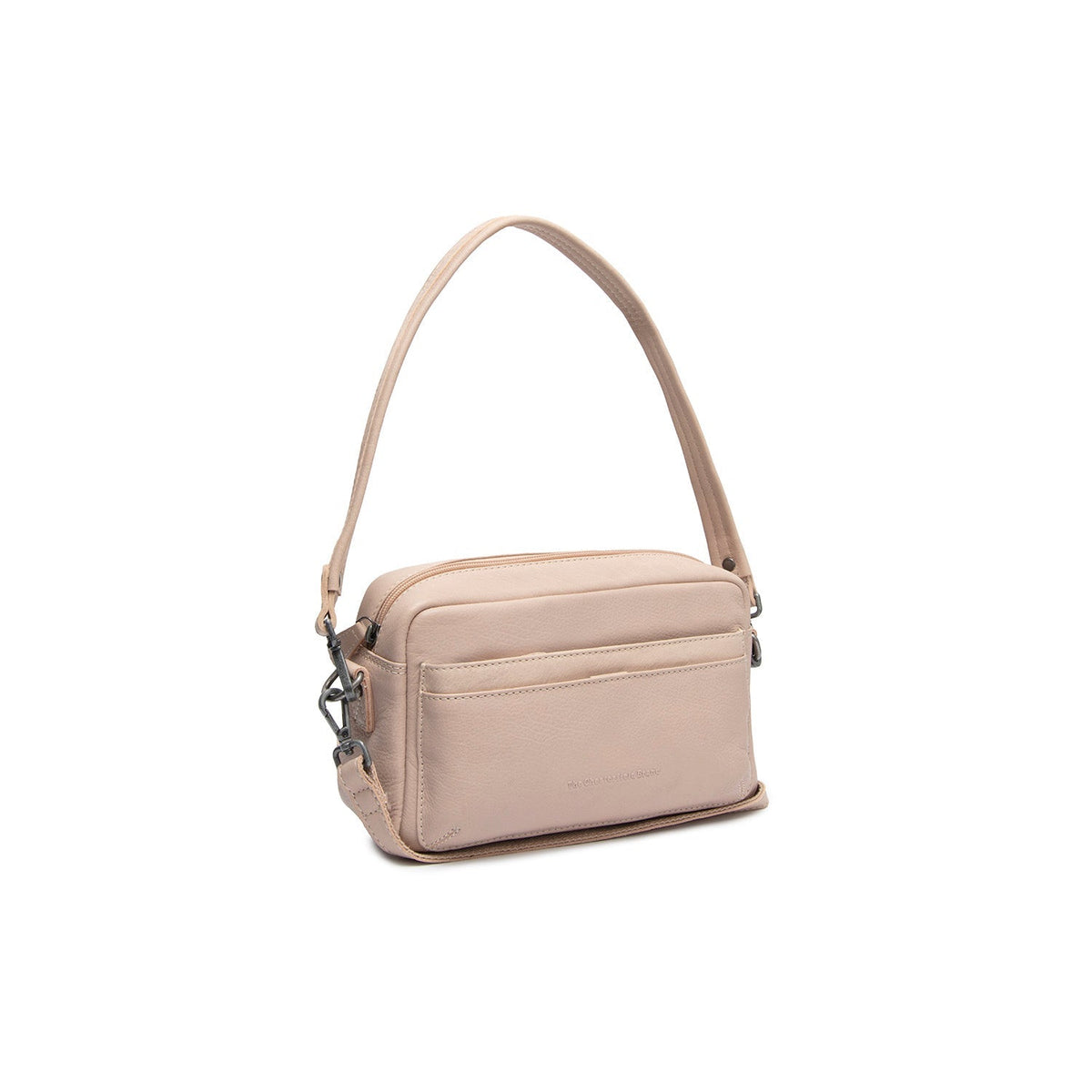 Liora Full-Grain Leather Shoulder Bag 女士 in Classic 100% Full-Grain Leather - Full Exterior Front Profile View | Buy Online