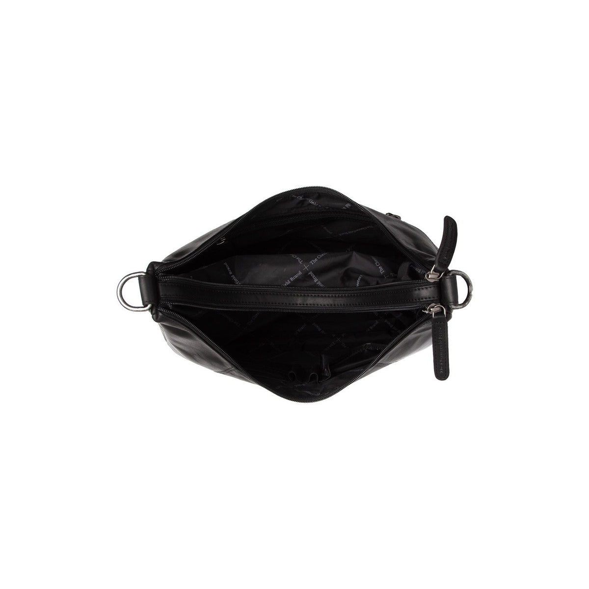 Marle Full-Grain Leather Shoulder Bag 女士 - Structured Side Profile Showing Gusset Depth &amp; Expansion Capacity