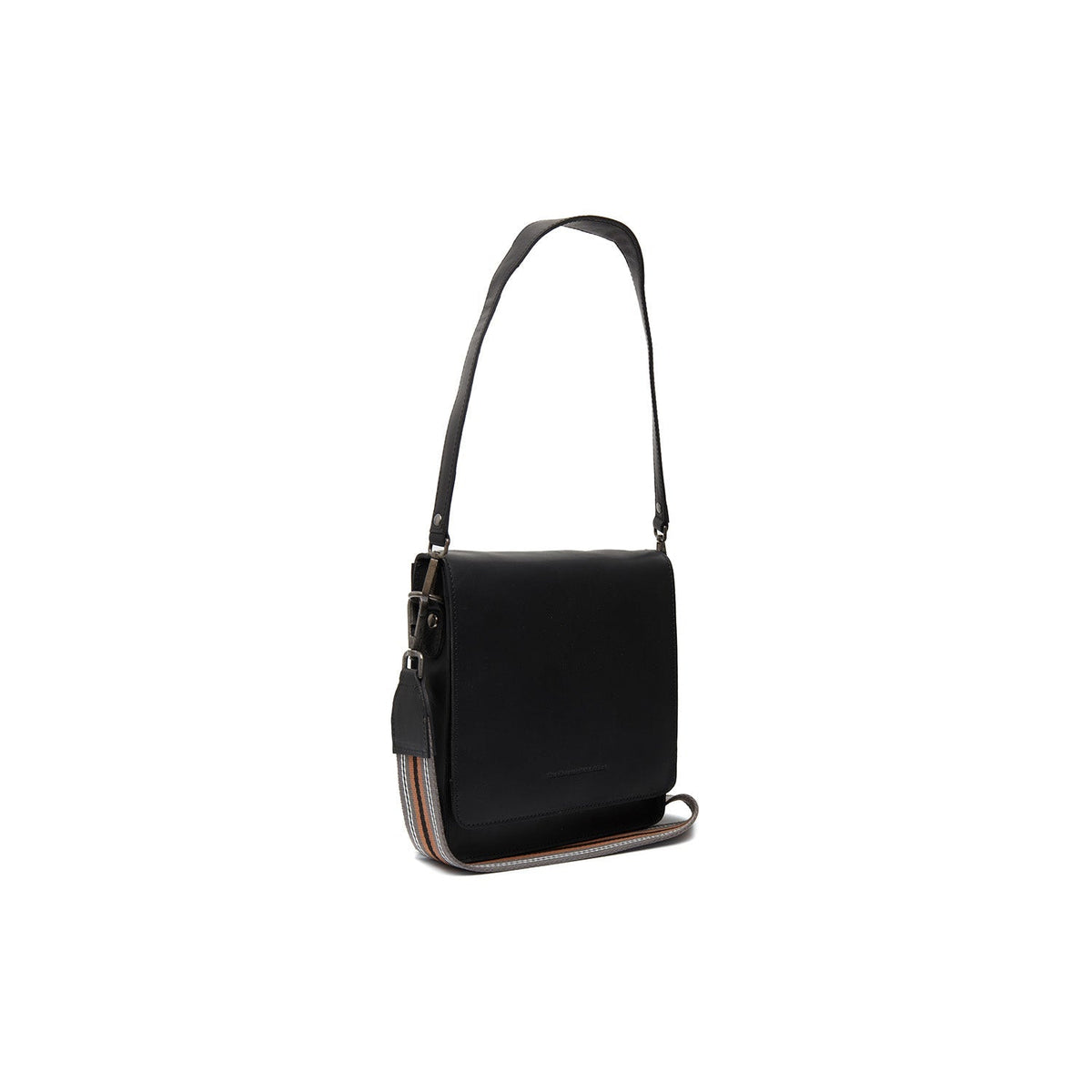 Osuna 头层牛皮单肩包 in Classic 100% Full-Grain Leather - Full Exterior Front Profile View | Buy Online