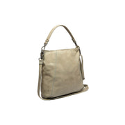 Sintra 头层牛皮单肩包 in Classic 100% Full-Grain Leather - Full Exterior Front Profile View | Buy Online