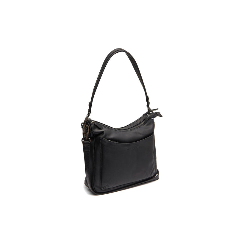 Tivra Full-Grain Leather Shoulder Bag 女士