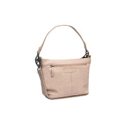 Zarita 头层牛皮单肩包 in Classic 100% Full-Grain Leather - Full Exterior Front Profile View | 官方线上选购