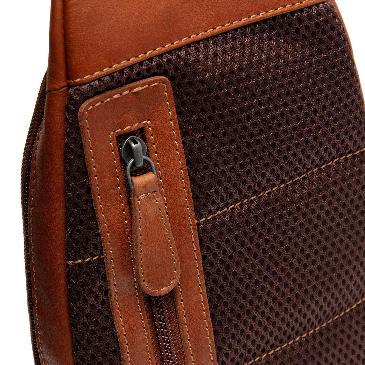 Cognac Leather Sling Bag Bowey 女士, detail view 5
