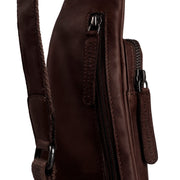 Brown Leather Sling Bag Logan 女士, detail view 1