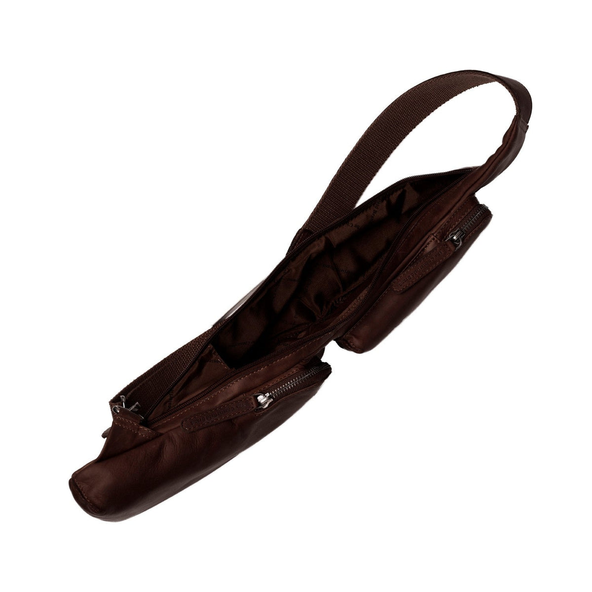 Brown Leather Sling Bag Logan 女士, detail view 3