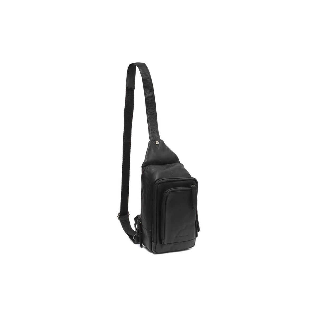 Leather Sling Bag Riga 女士 in Classic 100% Full-Grain Leather - Full Exterior Front Profile View | Buy Online
