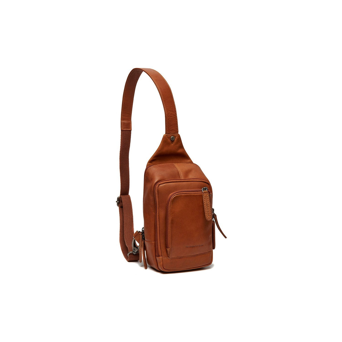 Cognac Leather Sling Bag Riga 女士, front view